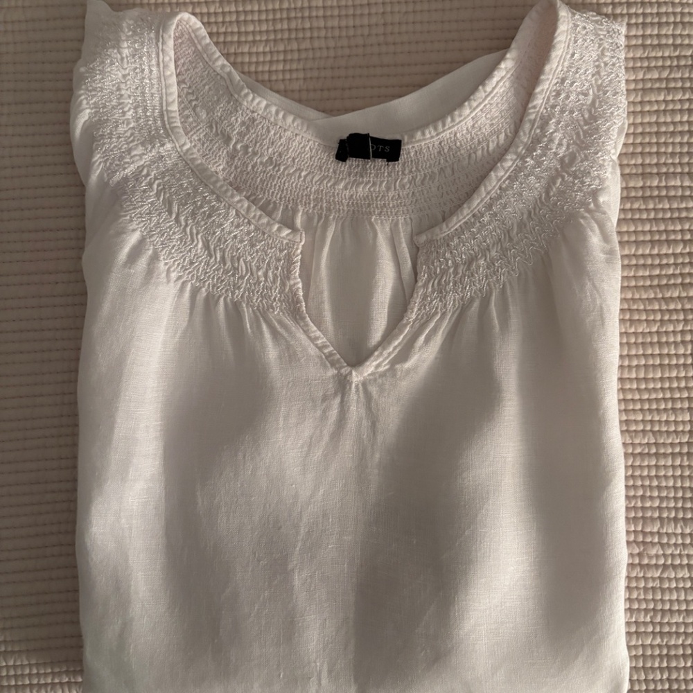Talbots Linen Top